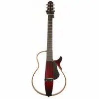 SLG200S CRIMSON RED BURST Yamaha электроакустическая сайлент гитара, корпус - красное дерево, гриф - красное дерево, накладка - палисандр, активная электроника, цвет CRIMSON RED BURST