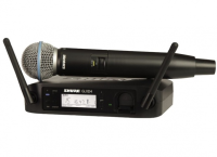 Shure GLXD24RE/B87A-Z2 - Беспроводная вокальная радиосистема GLXD24R рэкового исполнения с ручным микрофоном BETA87A, диапазон 2.4 ГГц