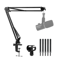 Feelworld AMS1- Настольная стойка для микрофона, 3 точки наклона и 1 точка поворота, нагрузка до 1,5 кг