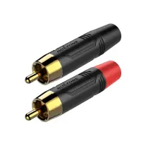 ROXTONE RF2CS-BG (set) Набор из 2-х разъемов  RCA "Тюльпан", Корпус: цинковый сплава, отлитый под давлением, Контакты: Позолоченная латунь и бериллиевая бронза. Цвет: черный, Поставляется по 400 наборов в индивидуальном блистере в коробке 46х36х30см
