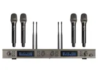 Микрофонная радиосистема [DX800FC] Axelvox [DX800FC] UHF 650 - 758 MHz, цифровая модуляция, LCD дисплей, DSP, ручной микрофон - 4 шт.