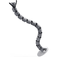 ABL ROSPGR- Вертикальный гибкий пластиковый кабель-канал, 800 мм, серый