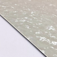 PGS208 лист 3-слойного пластика для изготовления пикгарда, 50 х 24 см, цвет перламутровый белый, Donlis