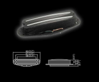 BHS-95ANeck-BK Звукосниматель магнитный, сингл, нековый, черный, Belcat