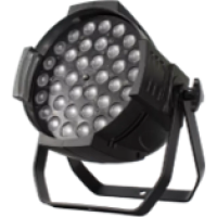 LightCraft Zoom Par 36x15W RGBWA-UV - светодиодный прожектор, типа PAR. Источник света 36 диодов по 15Вт RGBWA+UV. Защита от перегревания.  Динамические цветовые макросы. Угол раскрытия луча: 15- 60° (линейный Zoom). Линейный диммер 0-100%. Линейный Строб