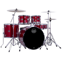 Mapex CM5295FTCIR Ударная установка из 5-ти барабанов, COMET series: BD2216, TT1007, TT1208, FT1614, SD1450, педаль P250, стойки: H250, C250, B250, S250, стул T400, тарелки 14" HIHAT +16" CRASH + 20" RIDE, цвет INFRA RED