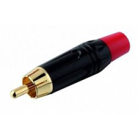 Nordfolk ncr5746  разъем rca (тюльпан) под кабель ? 5-6 мм, металл, черн/ позолоч