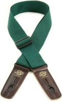 LIS-007-P2-DGRN/BRN Ремень для гитары с блокировой, тёмно-зелёный, Lock-It Straps, D'Andrea