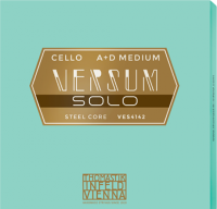 Cello A string Thomastik Versum Solo VES41 - Complex alloy wound steel A string for solo performance
