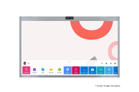 LG 55CT5WJ-B- 55" интерактивная ЖК-панель 4К с камерой 4K, микрофоном и 2x10 Вт динамиками, мультитач 10 касаний