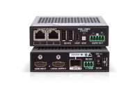 Lightware hdmi-optx-tx200au2k, sdvoe передатчик hdmi 2.0 (4k60 4:4:4) по sm оптике до 10 км (sm sfp+ в комплект не входит), hdcp, usb 2.0 (kvm), аудио выход 5 pin, rs-232