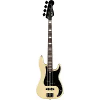 Бас-гитара Fender Duff McKagan Deluxe Precision Bass, цвет: White Pearl, 4 струны, PJ с Seymour Duncan STKJ2B в бридже, привинченный гриф, корпус - ольха, гриф - клён/палисандр, мензура 34, 20 ладов,