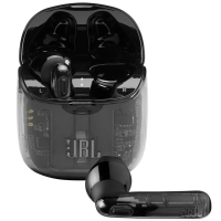 JBL T225TWS GHOST BLK полностью беспроводные наушники-затычки в прозрачном футляре, цвет - чёрный