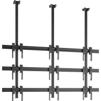 Vogels C3330 Black- Потолочное крепление для видеостены 3х3 из дисплеев 49–55'', макс. нагрузка 234 кг