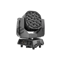 LightCraft H19x15W WASH вращающаяся голова типа Wash, 19 диодов по 15Вт RGBW. Вращение: Pan :540°/ Tilt:270° (8/16 Bit) . Угол раскрытия луча: 8°- 25°. Линейный диммер  0-100% . Регулируемый стробо-эффект 1-25Hz + макросы. Управление: DMX512 (14/25 канало