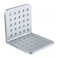 KS-0606L 6"x6" L- cheese plate (aluminium) площадка KUPO