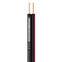 Adam hall k4l207flat - кабель спикерный, 2 x 0.75 мм2, плоский