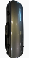 Violin case Artemis DVC-7-2C - Прямоугольный жесткий кейс из поликарбоната для скрипки 4/4-1/2 с кодовыми замками. Вес 2.6 кг. Цвет серый "карбоновый"