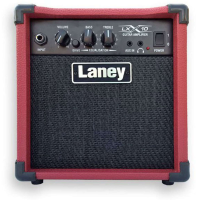 LX15B RED басовый комбо 15 Вт, 1х5" Custom Drivers, одноканальный с 3-х полосным эквалайзером и компрессором, CD/MP3 вход, выход на наушники, 310х281х215 мм, вес 6,5 кг. Цвет Red, Laney