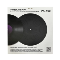 Слипмат (коврик) для проигрывателей винила PREMIERA PK-100 [резина]