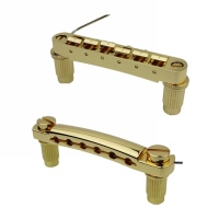 GUYKER guitar bridge GM003+GS001 Gold - Струнодержатель