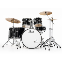 Pearl rs526sbc/ c31  ударная установка из 6-ти барабанов, цвет jet black, (4 коробки)
