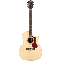 GUILD OM-240CE - гитара электроакустическая, форма корпуса - orchrstra, цвет - натуральный, верхняя дека - массив ели, корпус - махагони, электроника Fishman GT-1
