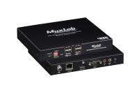 Приемник MuxLab [500800-RX] KVM HDMI over IP PoE, 4K/60