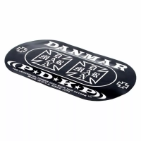 Danmar 210DKIC защитная накладка на пластики в местах удара бит двойных педалей, изображение Iron Cross, Danmar Percussion