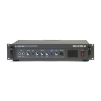 LH1000 Басовый усилитель 2x225W/8 ом, 2x320W/4 ом, 2x545W/2ом, лампа 12AX7, эквалайзер ВЧ, НЧ, параметрия СЧ, фильтр НЧ, лимитер, баланс каналов А и В, 483х368х83 мм, 14,5 кг