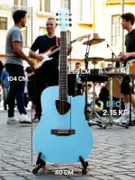Акустическая гитара ON Music Street Singer, Blue
