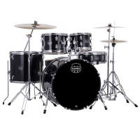 Mapex CM5295FTCDK Ударная установка из 5-ти барабанов, COMET series: BD2216, TT1007, TT1208, FT1614, SD1450, педаль P250, стойки: H250, C250, B250, S250, стул T400, тарелки 14" HIHAT +16" CRASH + 20" RIDE, цвет DARK BLACK