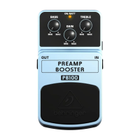 Behringer PB100 Педаль гитарная "Preamp/Booster"