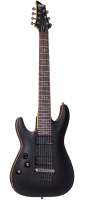 Schecter DEMON-7 SBK L/H Гитара электрическая, 7 струн, корпус липа, гриф клен, лады 24X Jumbo