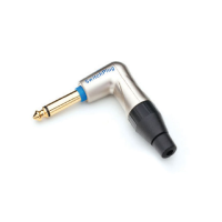 Amphenol TM1RJ Кабельный разъем Jack 1/4", T серия SwitchPlug, Моно, Угловой, Никель, Под толстый кабель