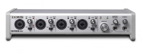 Tascam SERIES 208i - USB аудио интерфейс, 24 бит/192 кГц, 20-40000 Гц, THD 0,0016%, S/N 109 дБ, EIN 129 дБ, 4x XLR/1/4" TRS combo микр. входа, 8x1/4" TRS лин. выходов, 2x1/4" TRS стерео выхода на наушники, 2xS/MUX optical, MIDI, WordClock, Win/MacOSX/iOS