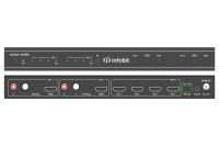 Коммутатор HDMI cигнала Infobit [iSwitch 402MV] Бесподрывный презентационный коммутатор 4K60 4x2 HDMI с мультивьювером