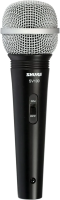 Shure sv100-w. вокальный электродинамический микрофон shure с переключателем и кабелем xlr - 6.3 мм trs (jack)