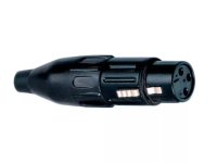MCA 007 разъем XLR3F, корпус металл, цвет черный, Mark