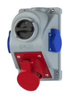 Розетки комб наст с выкл 16А/4П/IP44 2GS 96061452