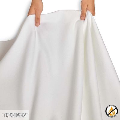 TUCHLER СЦЕНИЧЕСКИЙ МОЛЬТОН CS Белый, Ширина 300см